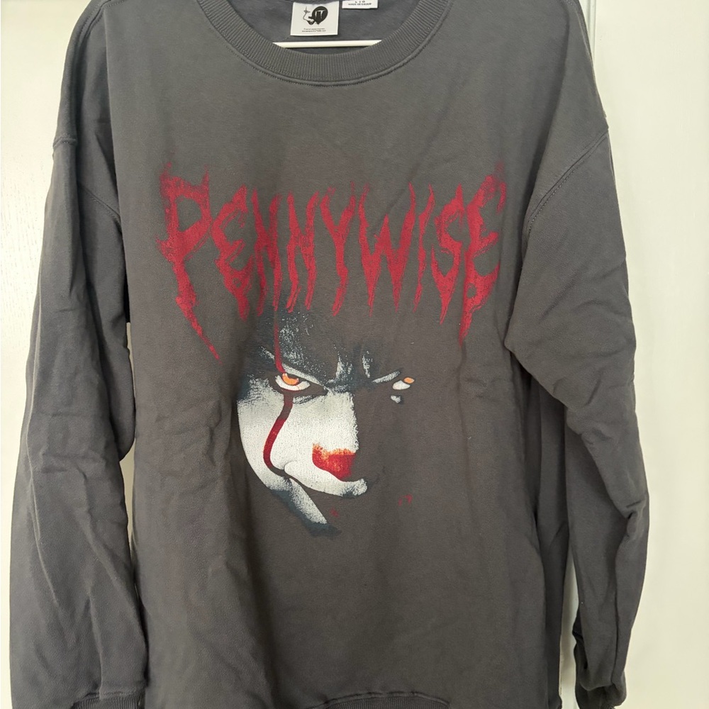 IT chapter 2 Pennywise the clown Gray Sweater